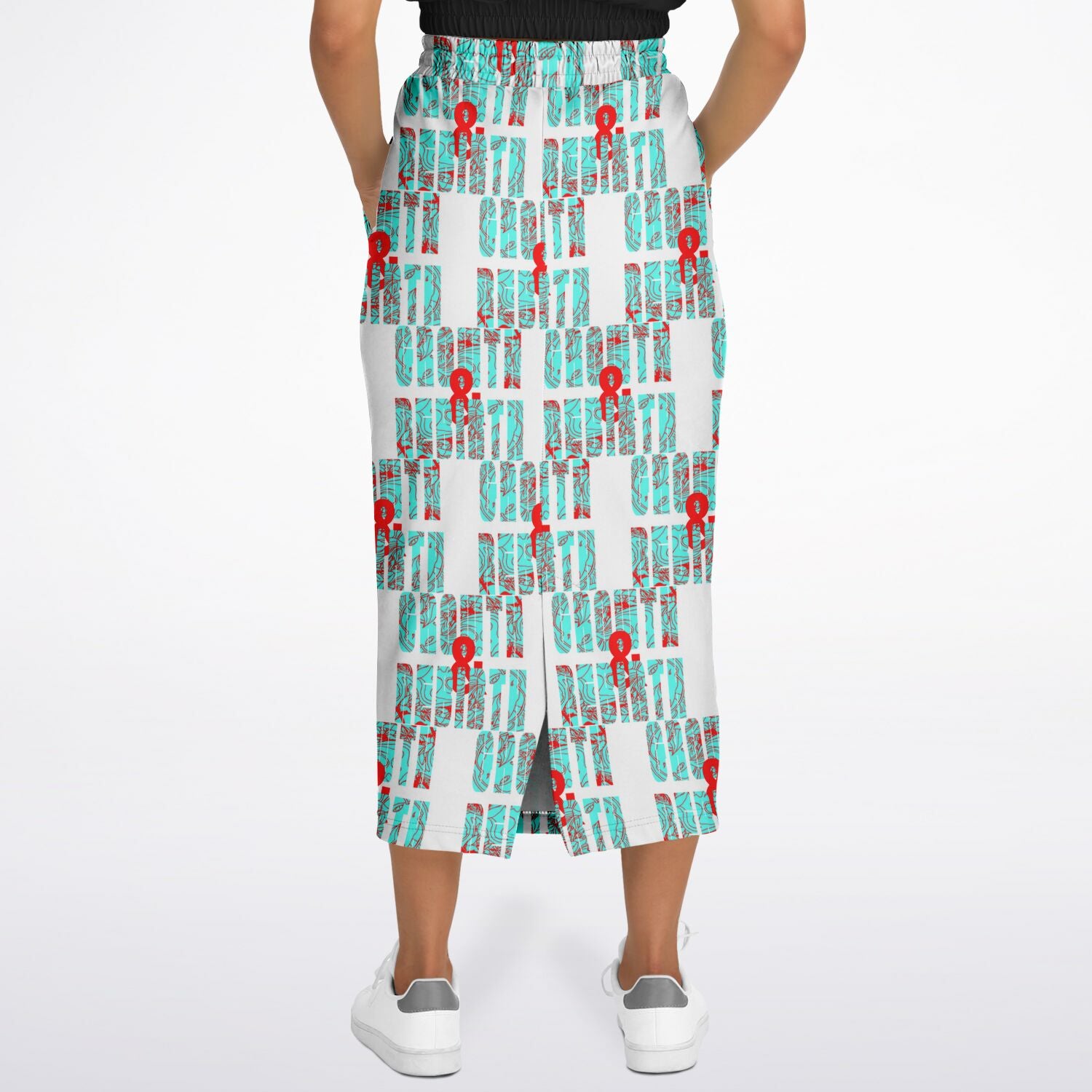 Lime G&R Athletic Recycled Long Skirt
