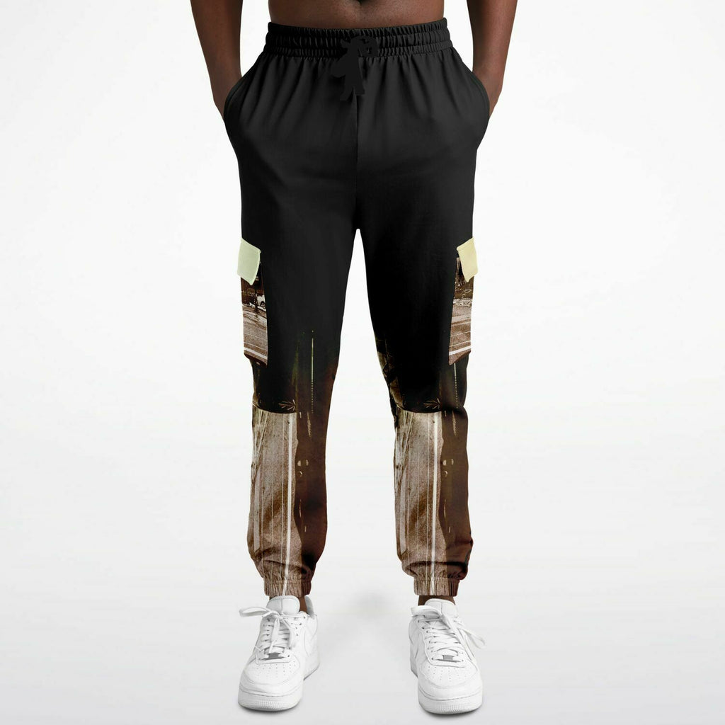 Journey 4 Cargo Sweatpants-Double Pockets-Brushed Fleece Lining