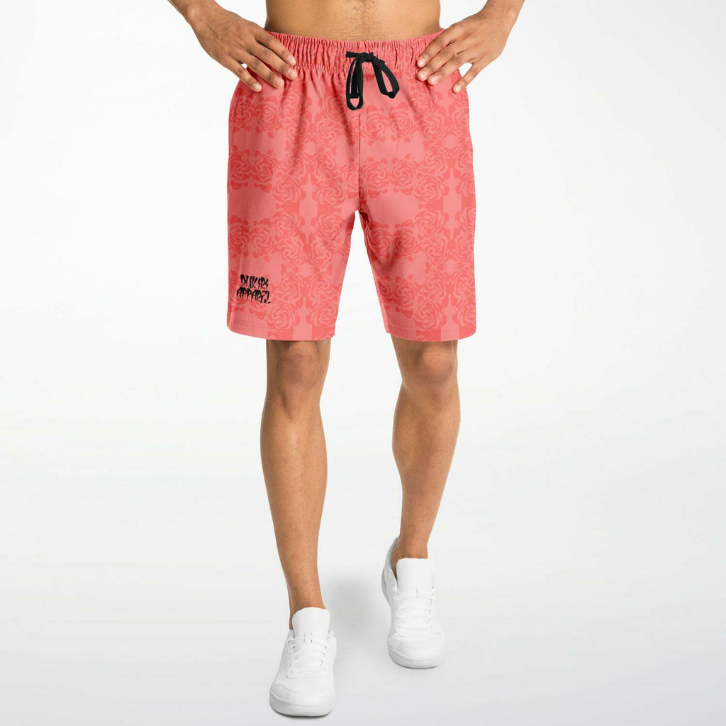 Pink Rose Athletic Long Shorts