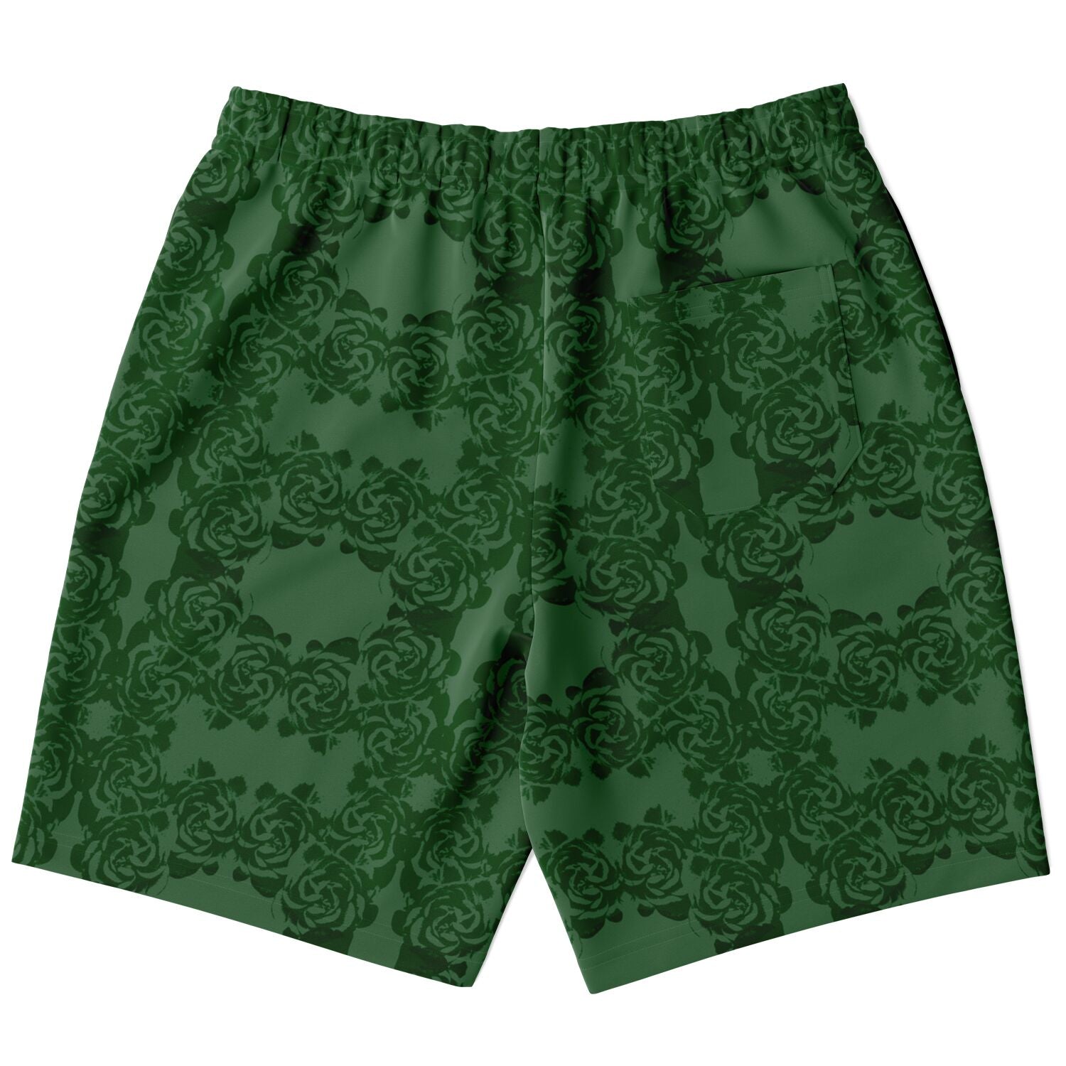 HUNTER GREEN Athletic Long Shorts