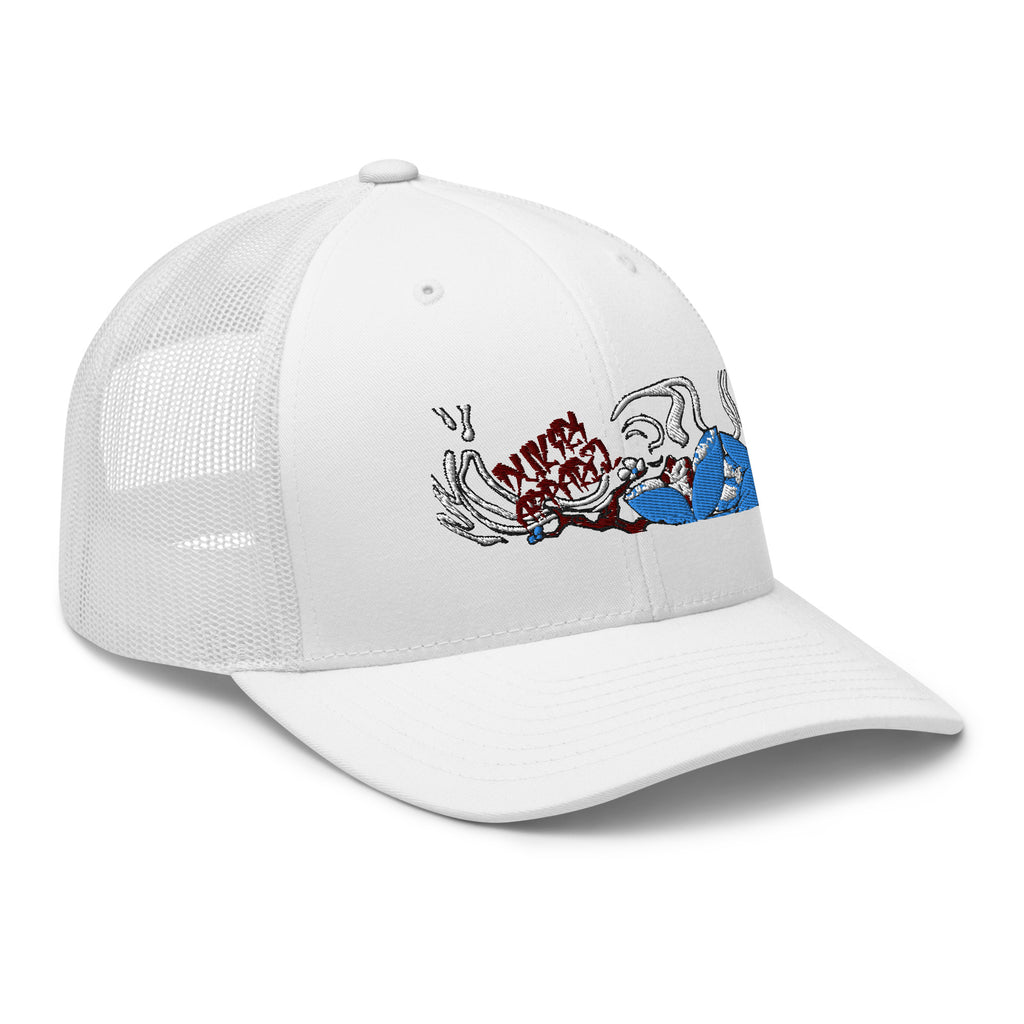 Embroidered_White_Trucker_Cap-G_R_Lotus_Flower