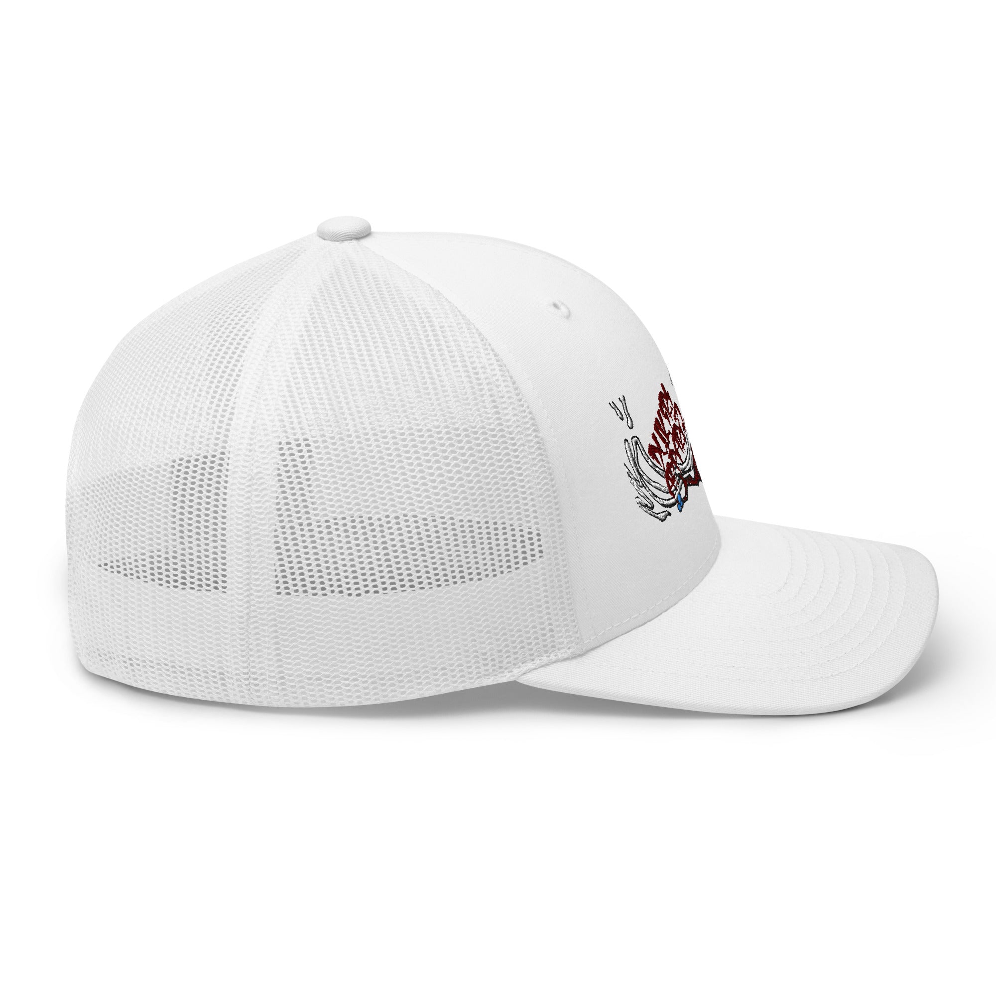 Embroidered_White_Trucker_Cap-G_R_Lotus_Flower