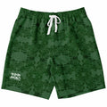 HUNTER GREEN Athletic Long Shorts