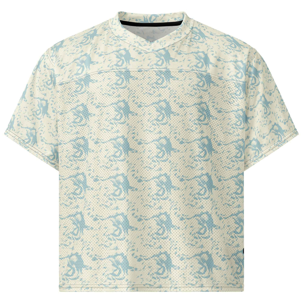 Wavy Boxy Unisex Football Jersey