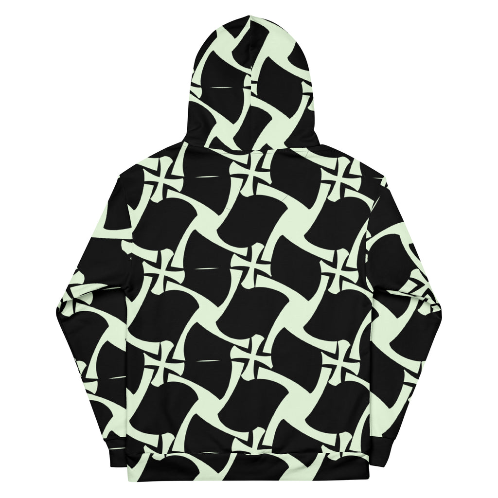 Allover Black Panache Hoodie- Crusader