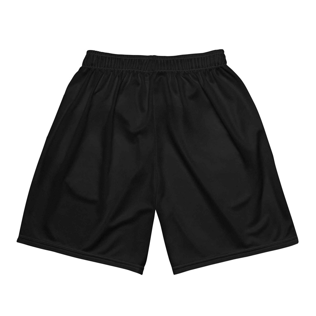 Black Unisex mesh shorts