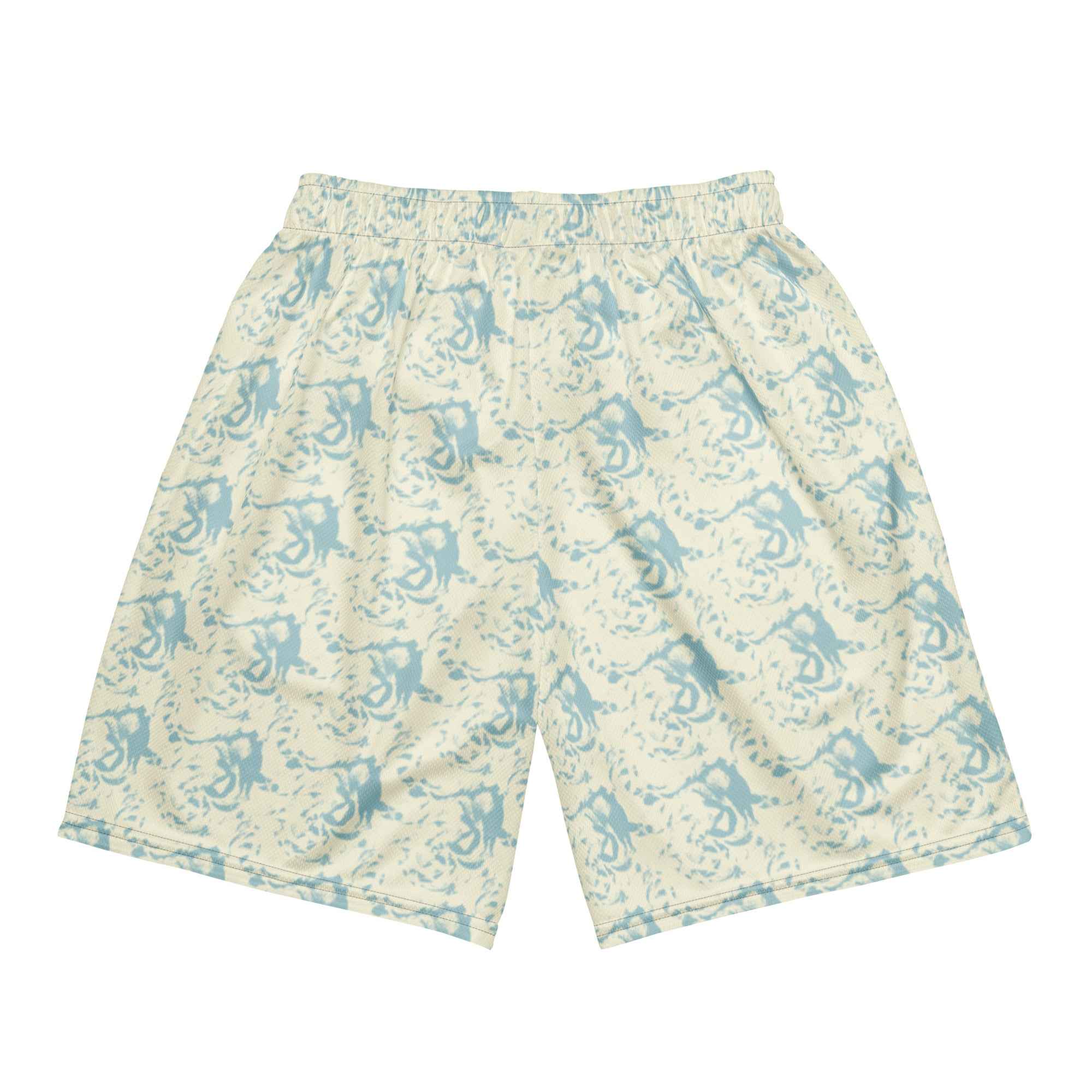 Wavy Unisex Mesh Shorts