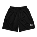 Black Unisex mesh shorts