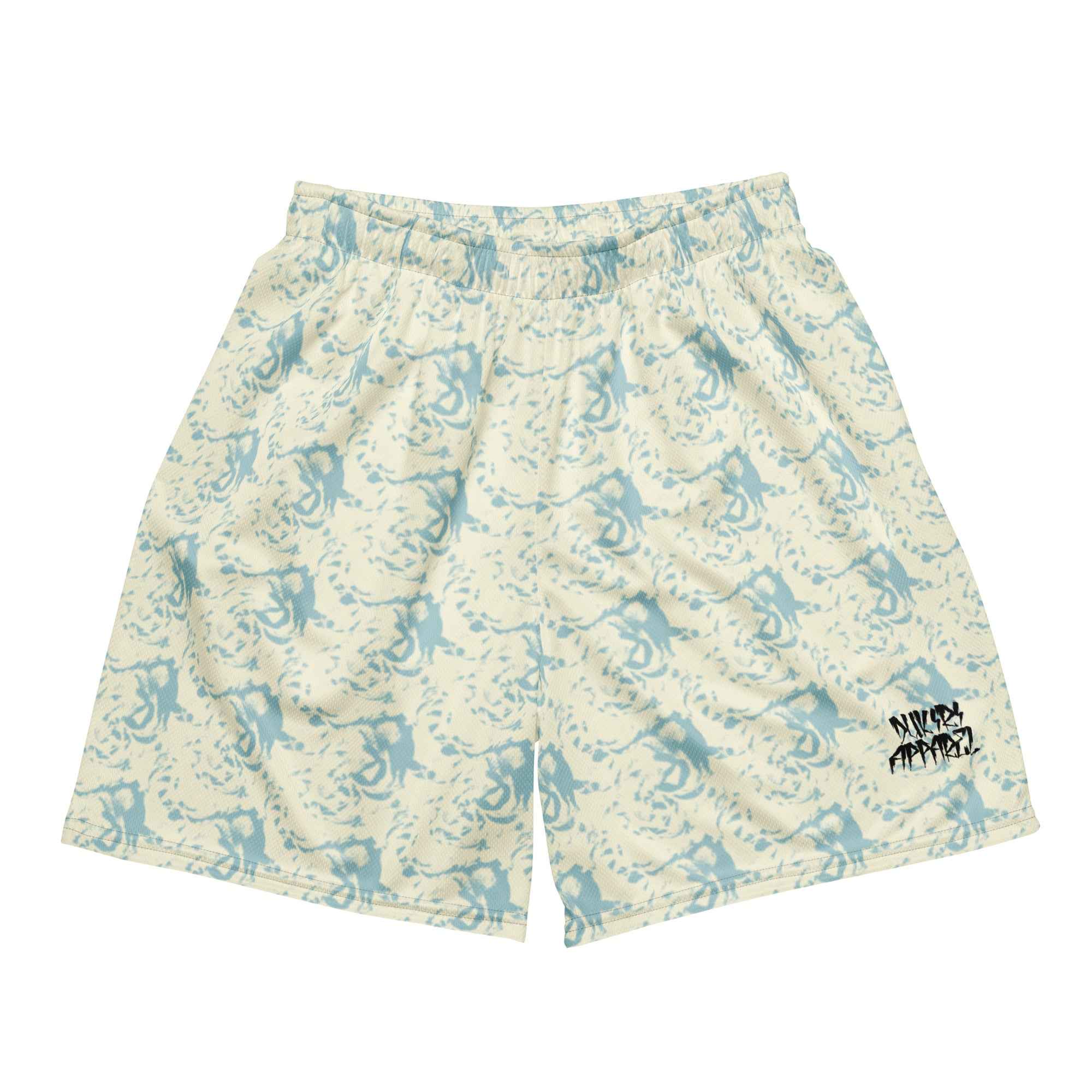 Wavy Unisex Mesh Shorts