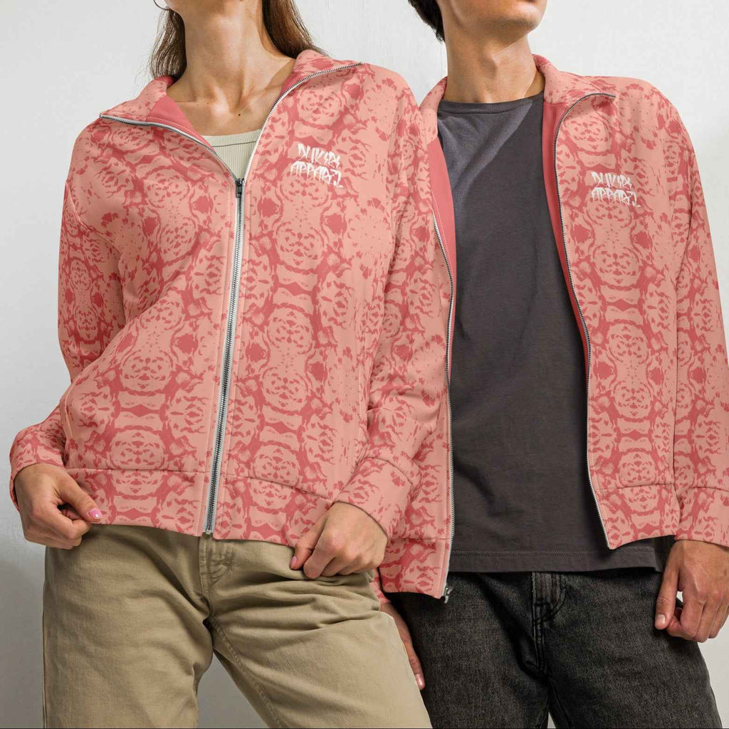 Lavender Floral Unisex Premium Track Jacket