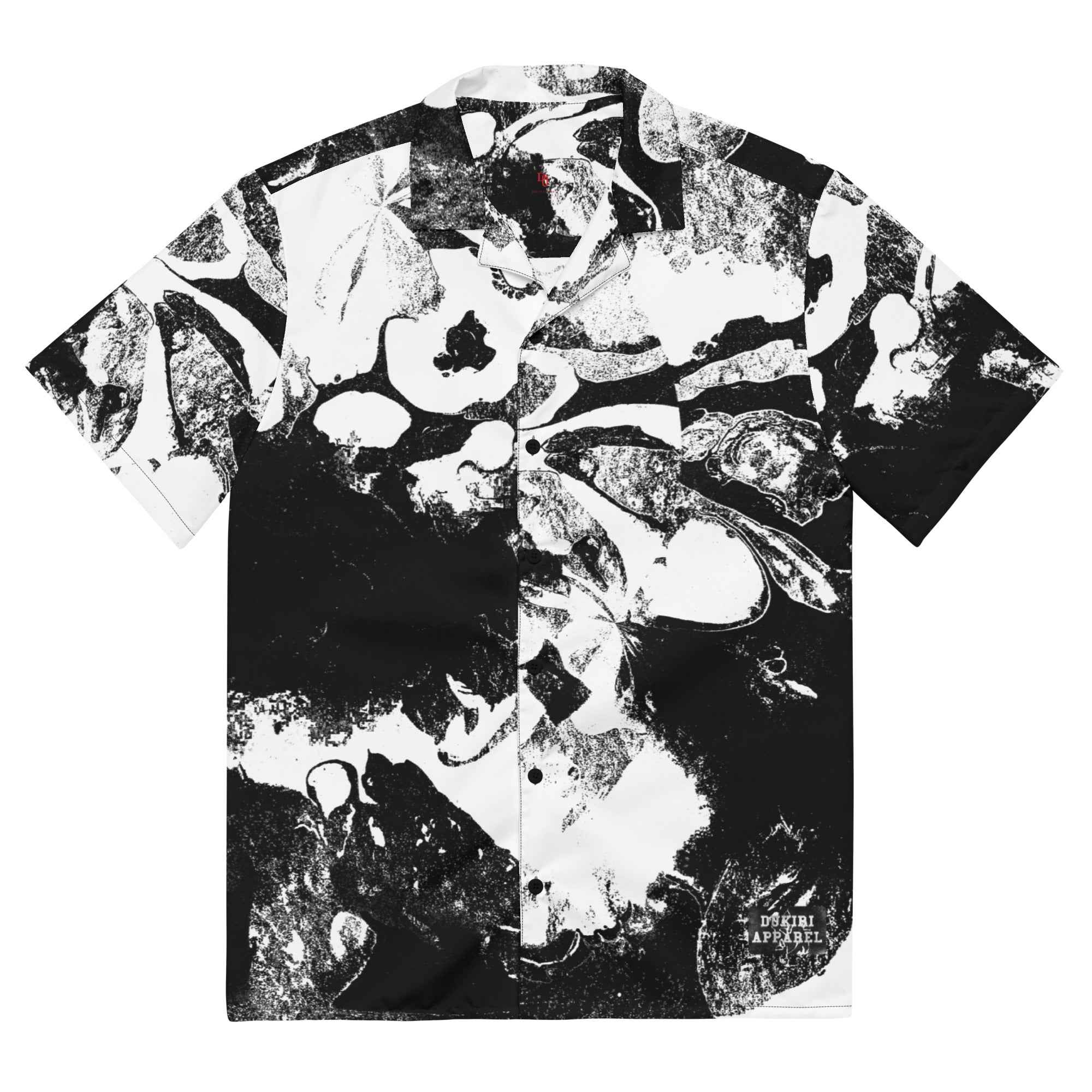 Black Marble Unisex button shirt