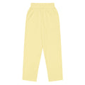 Floral Yellow Unisex Premium Wide-leg Joggers