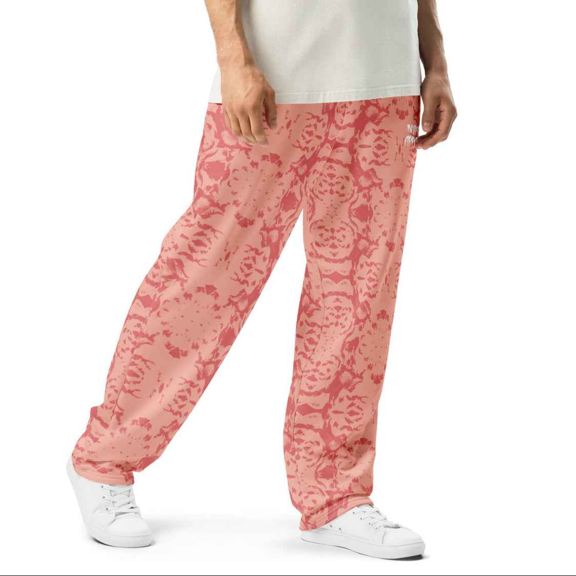 Lavender Floral Unisex Premium Wide-leg Joggers