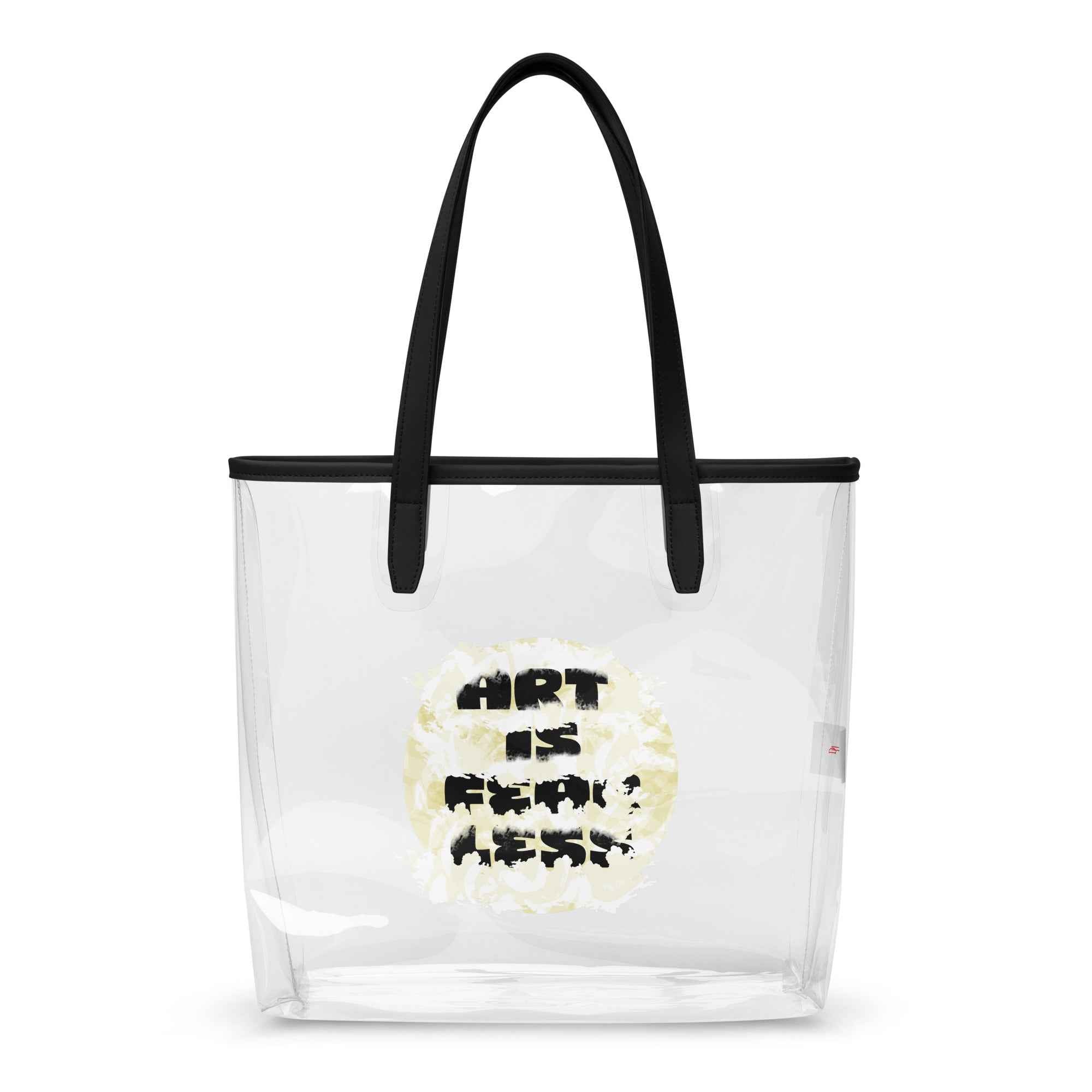 Art Is Fearless Clear tote bag