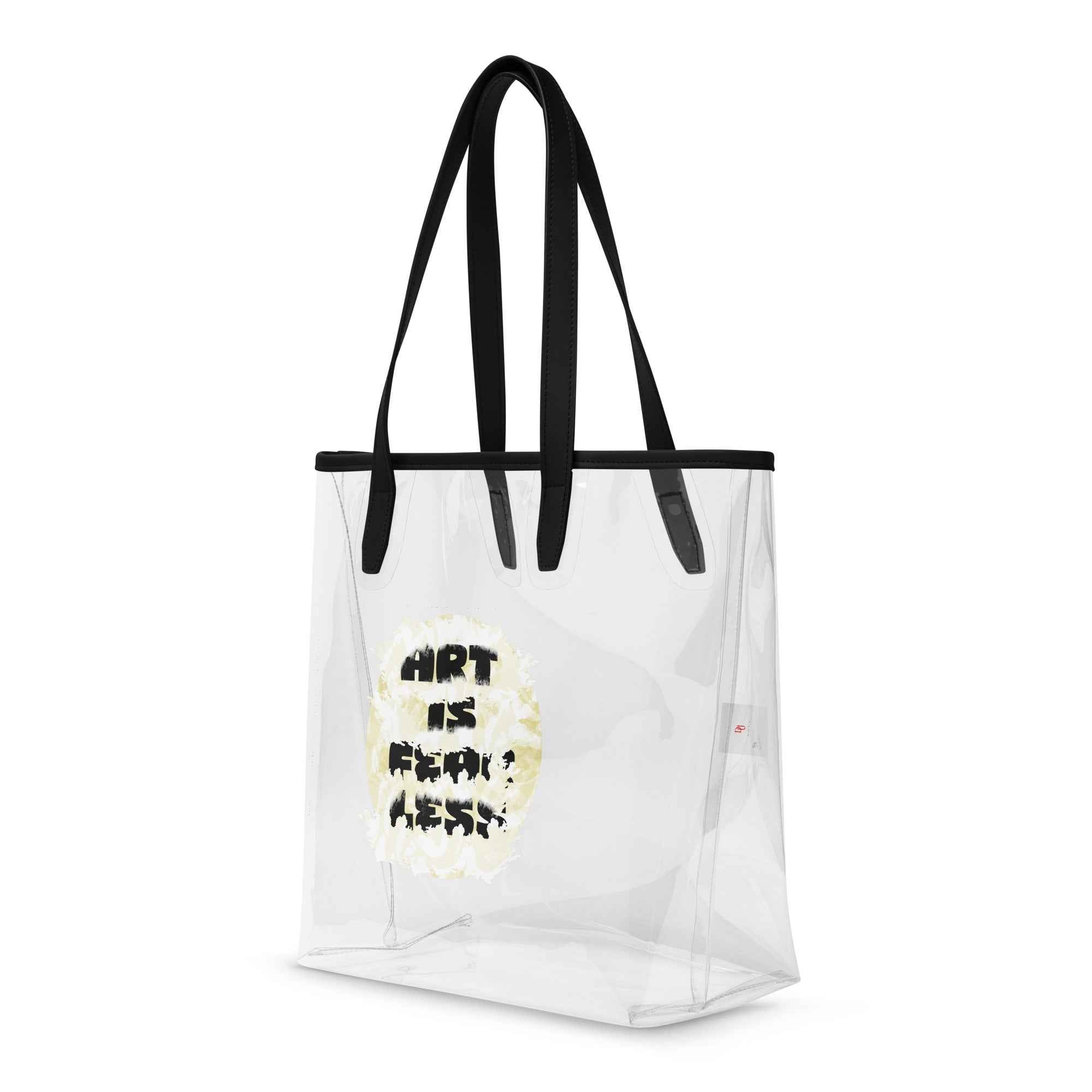Art Is Fearless Clear tote bag