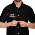 Black Rose Button Down Poplin Shirt