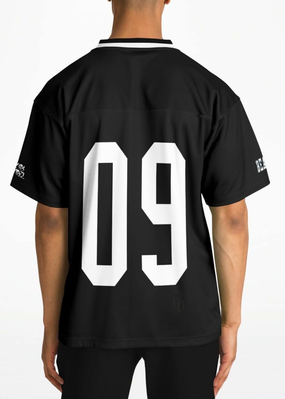 dukiri-apparel-09-Crusader-Black-Football-streetwear-Jersey-man-back
