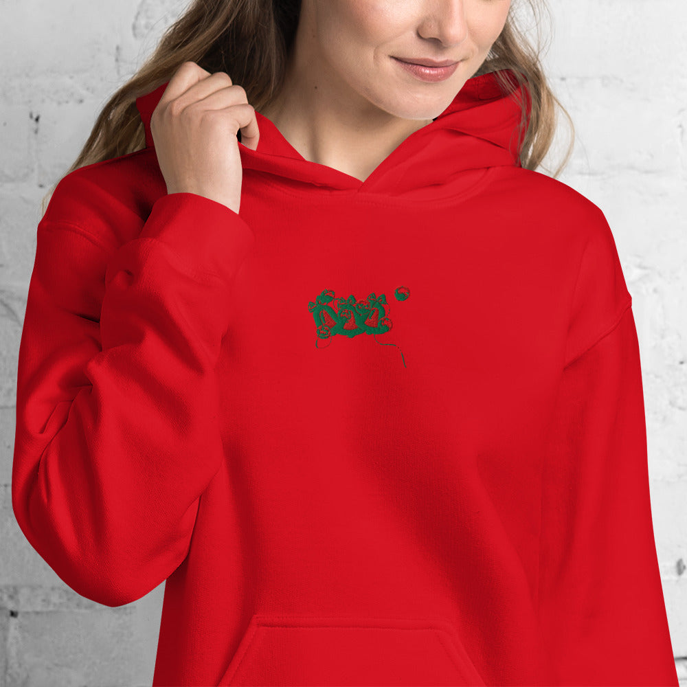Christmas jingle bell inspired hoodie