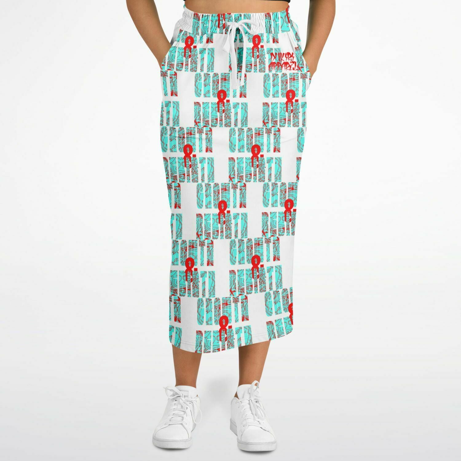 Lime G&R Athletic Recycled Long Skirt
