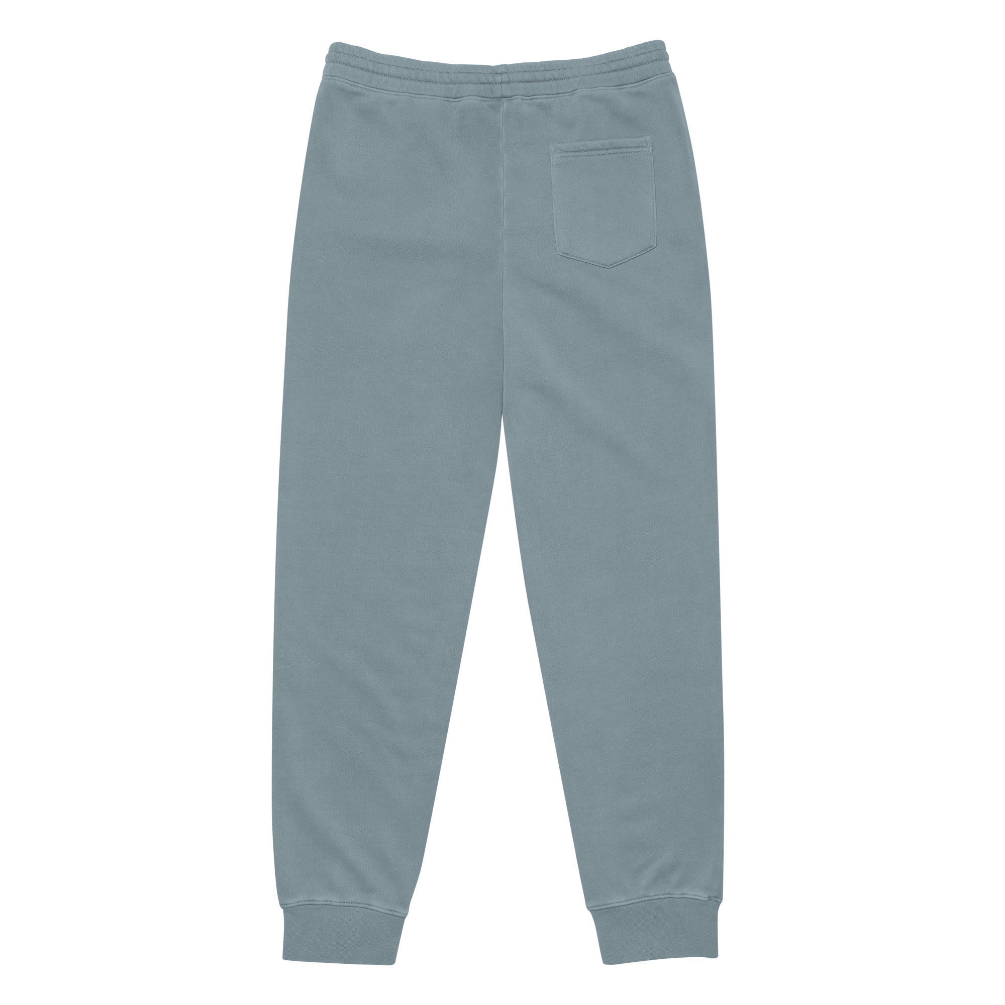 Slate pigment-dyed sweatpants-Embroidered Urban Logo