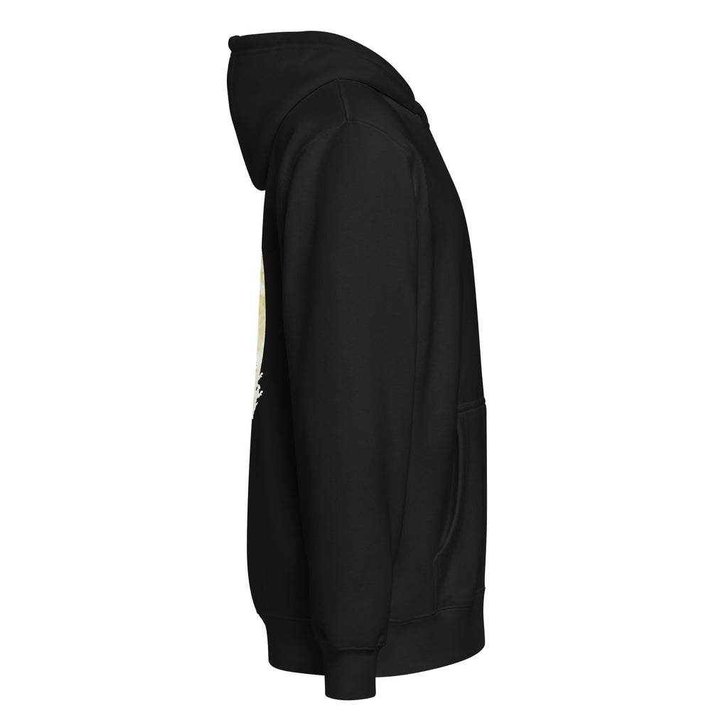 Premium Art Slogan Black Full Zip Unisex Hoodie