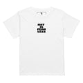 Art Is Fearless Women’s high-waisted White t-shirt