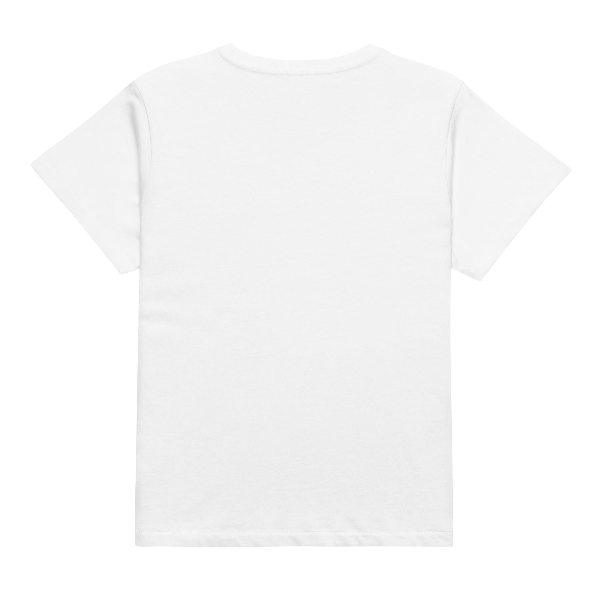 Art Is Fearless Women’s high-waisted White t-shirt