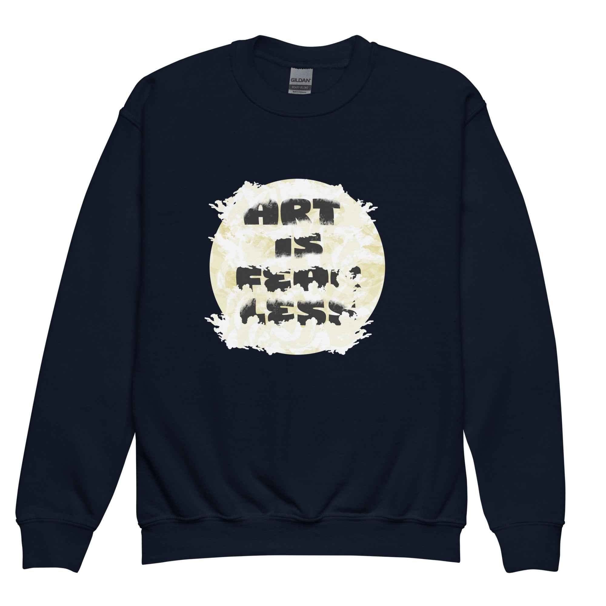 Art Is Fearless Youth Crewneck Sweatshirt