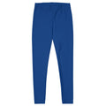 Microfiber yarn blue leggings