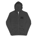 Phantom_Lady_charcoal_fleece_Premium_Streetwear_zip-up_hoodie