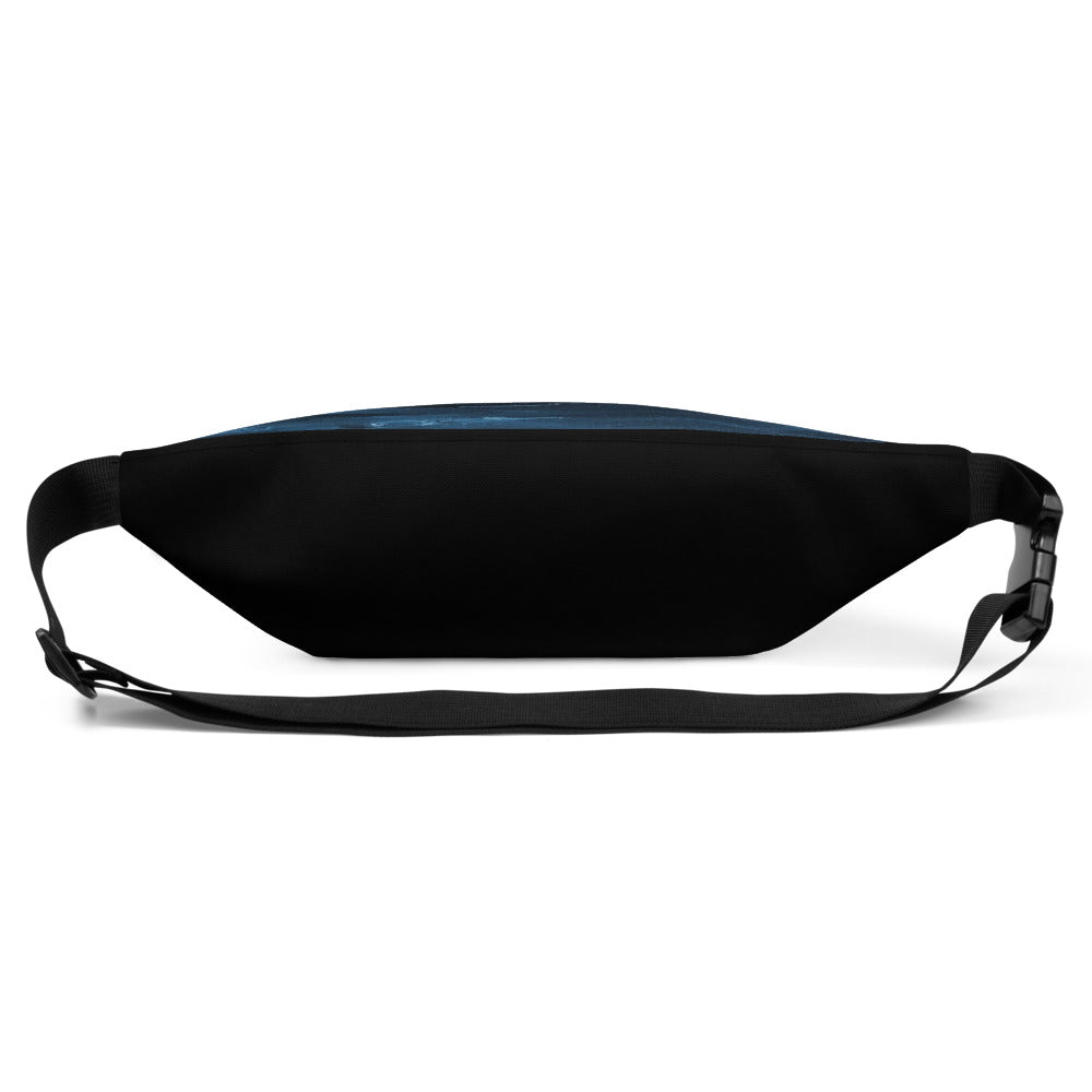 Brushed Blue Fanny Pack