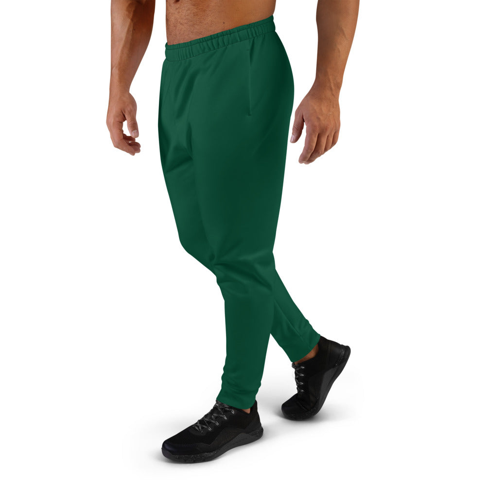 Premium Slim-fit Fleece men's british green joggers
