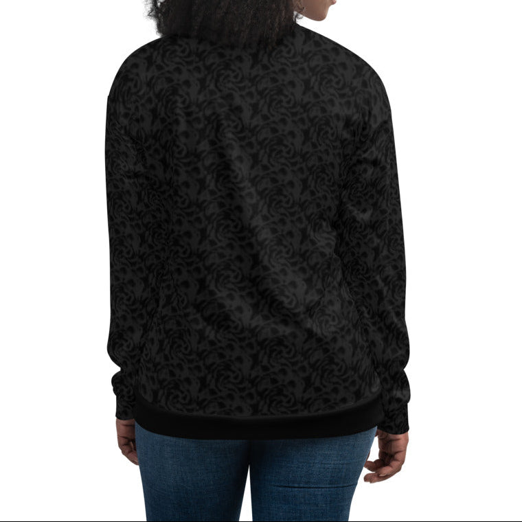 Grey Lining Floral Midweight Jacket