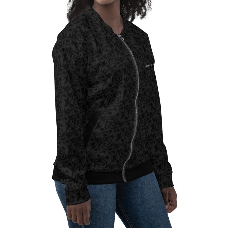 Grey Lining Floral Midweight Jacket