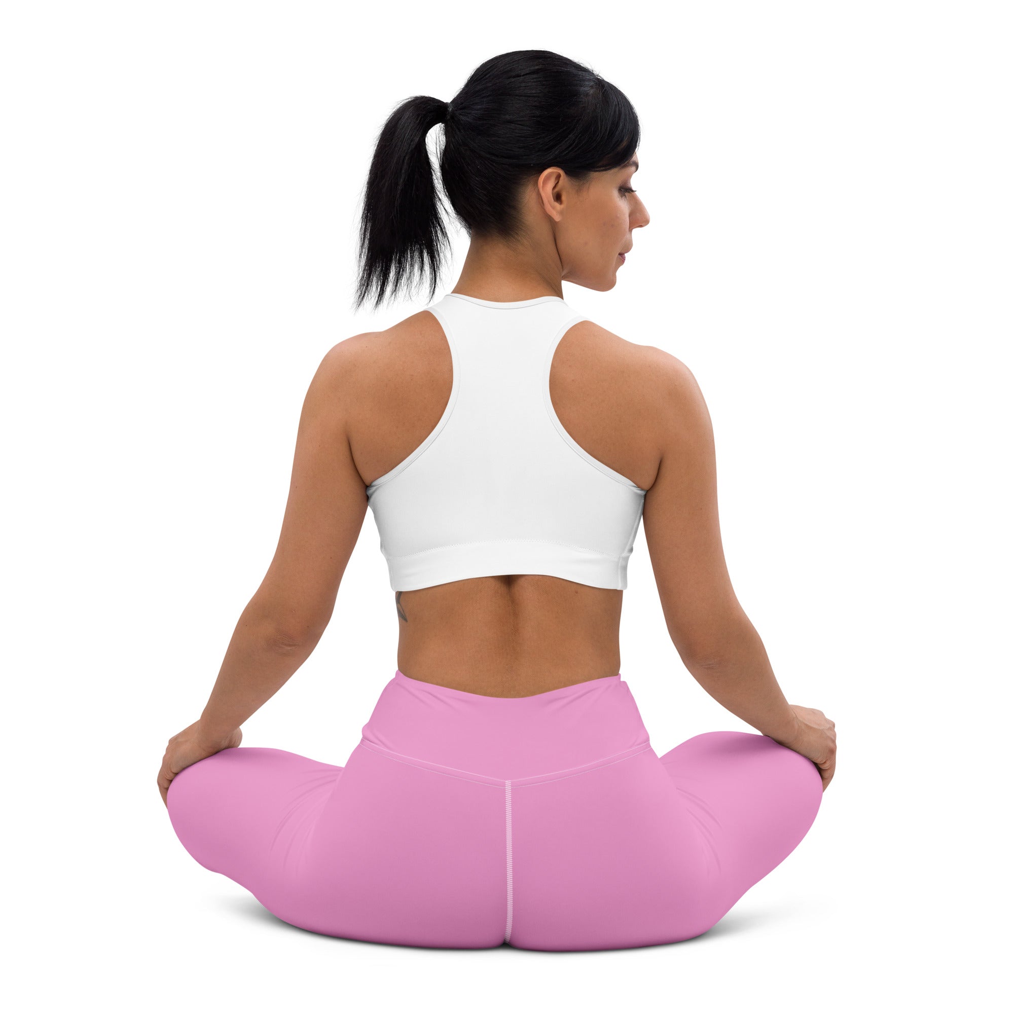 Pink Lavender High-waisted  Yoga Leggings