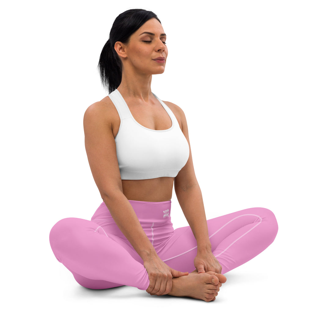 Pink Lavender High-waisted  Yoga Leggings