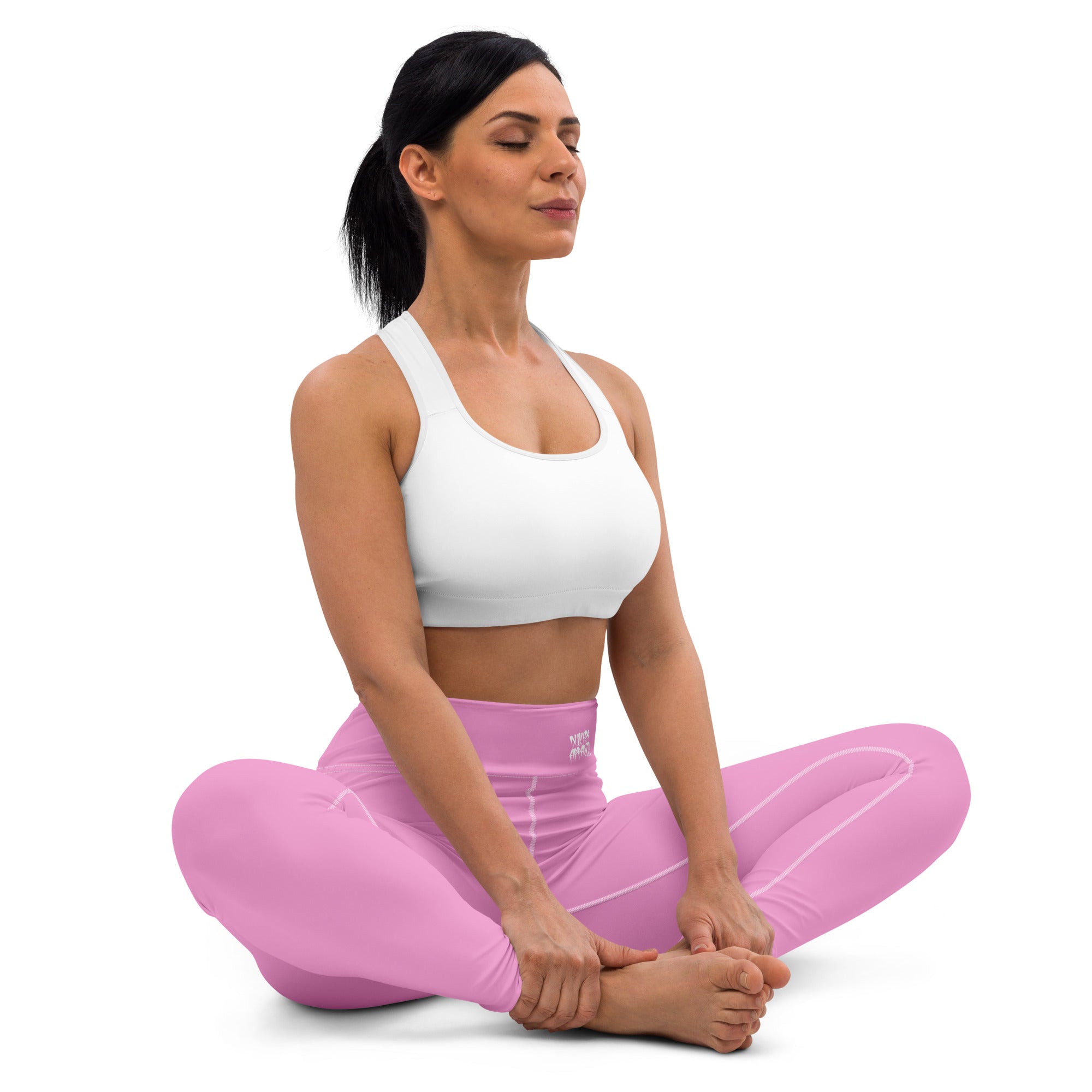Pink Lavender High-waisted  Yoga Leggings