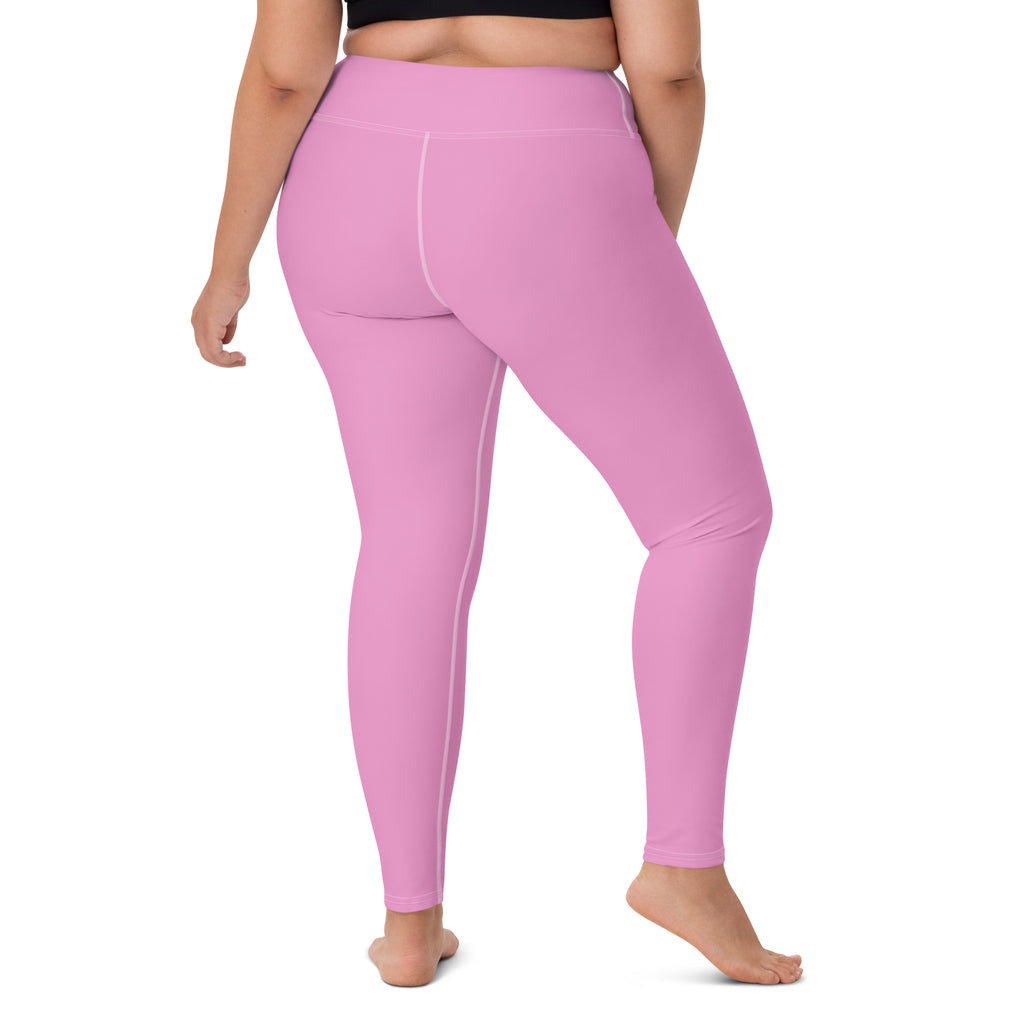 Pink Lavender High-waisted  Yoga Leggings