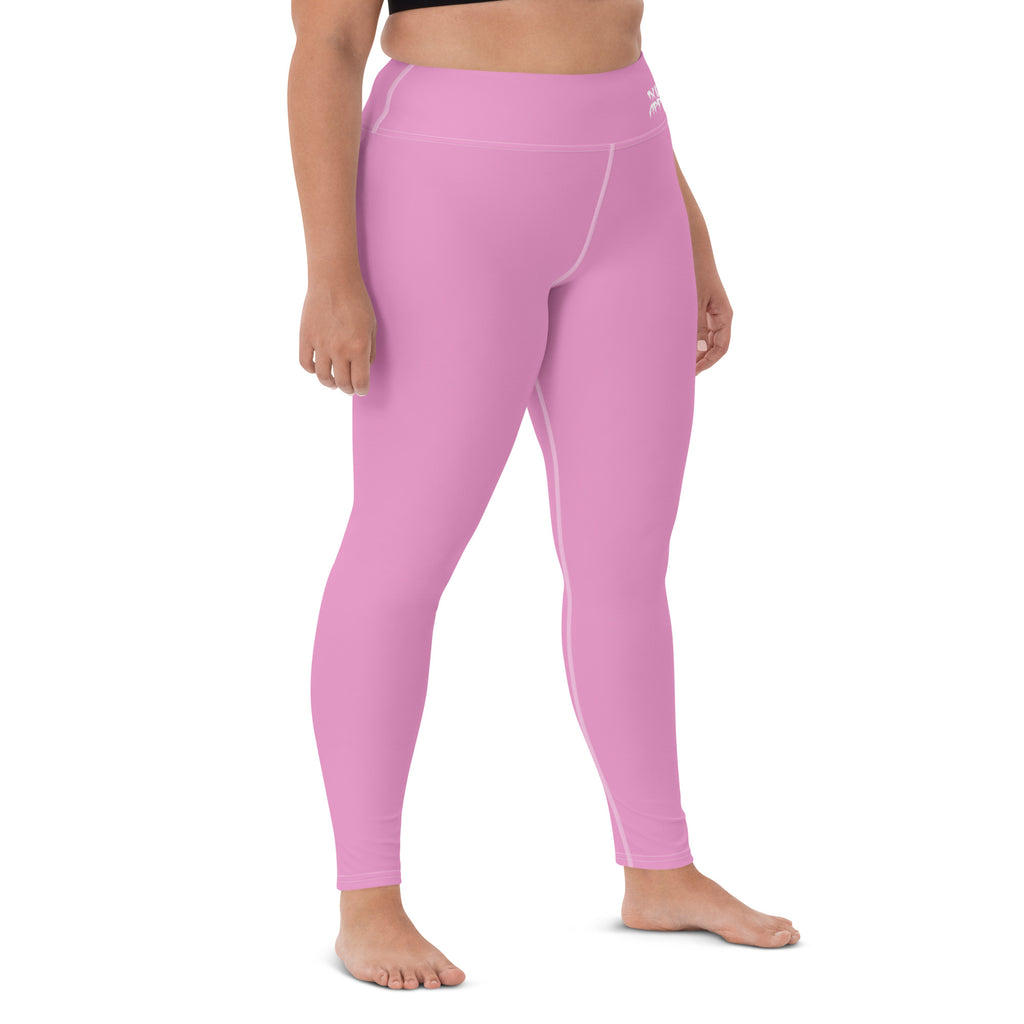 Pink Lavender High-waisted  Yoga Leggings