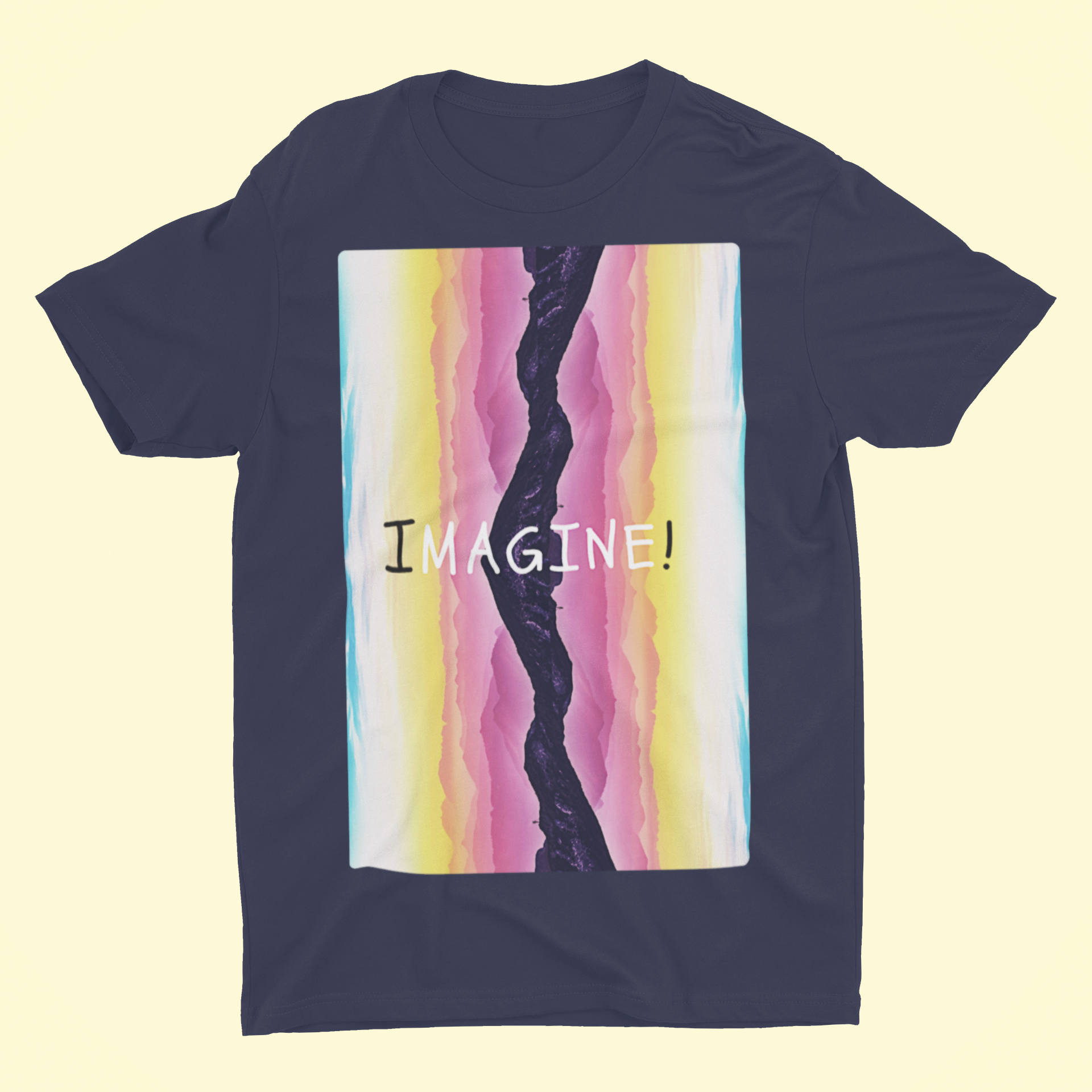 Imagine Navy Blue T-Shirt